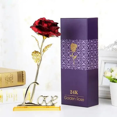 24k Gold Plated Rose (with Love Holder Box)