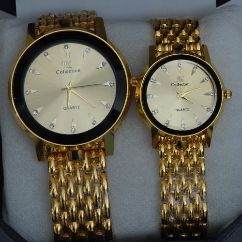 Latest Stylish His & Her Couple Wrist Watch