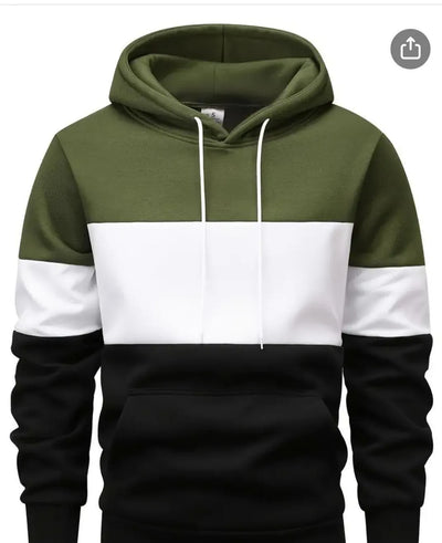 Polyester Fleece Plain Hoodie