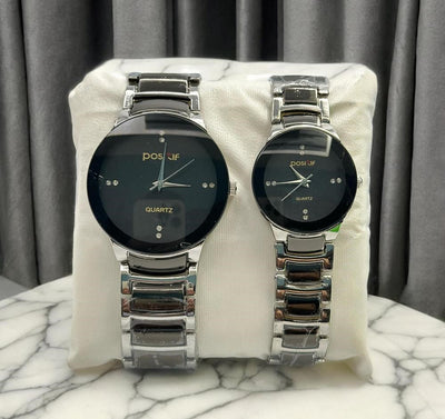 Stainless Steel Couple Watches For Men and Woman