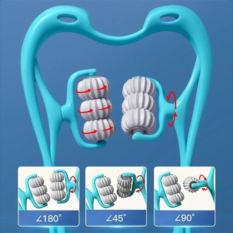 Neck Massage Roller, Deep Massager For Neck, Back, Shoulders.