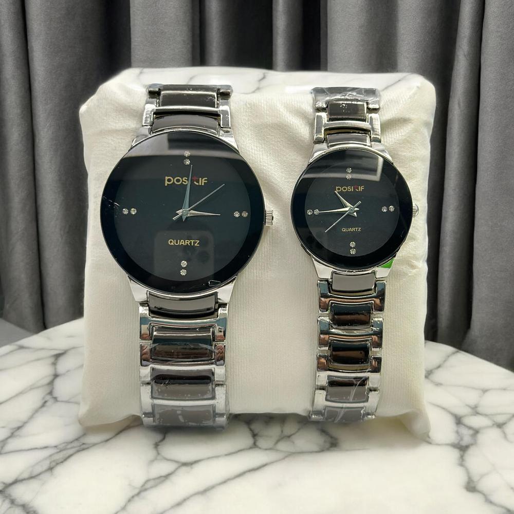 Stainless Steel Couple Watches For Men and Woman
