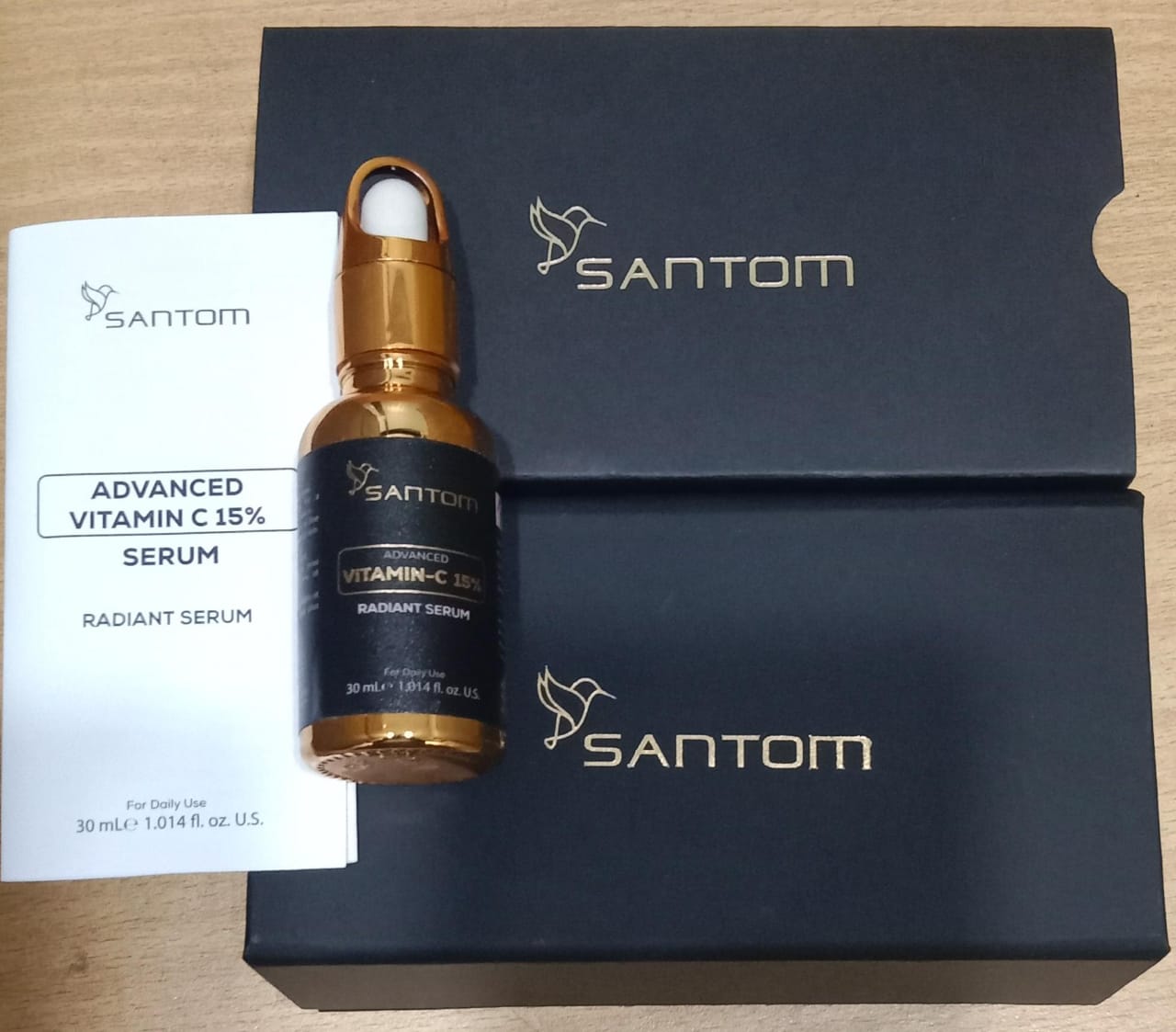 Santom Advanced Vitamin-C Serum 15% | Glow Boosting & Skin Repair Treatment