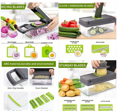 14/16 in 1 Multifunctional Vegetable Chopper